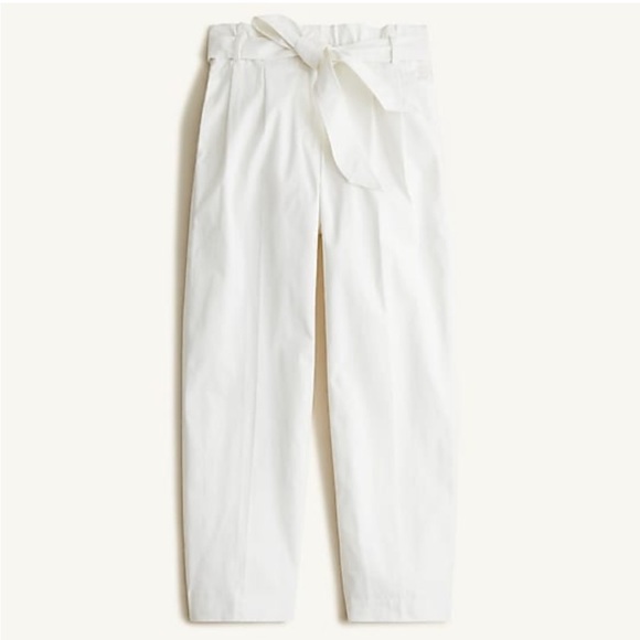 J. Crew Pants - J.Crew Tie-waist ripstop cotton pant